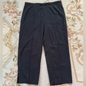 Black linen pants by Norton McNaughton size 18